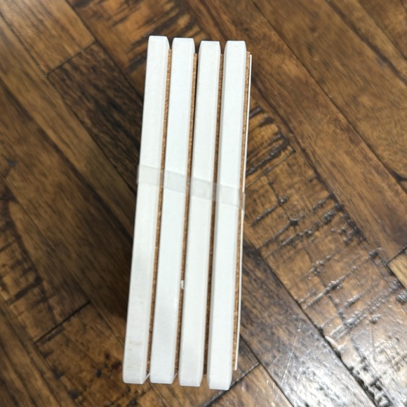 set of 4 Coasters Chanel Tiffany Louis Vuitton Dior YSL Amanda Greenwood license - Picture 6 of 9